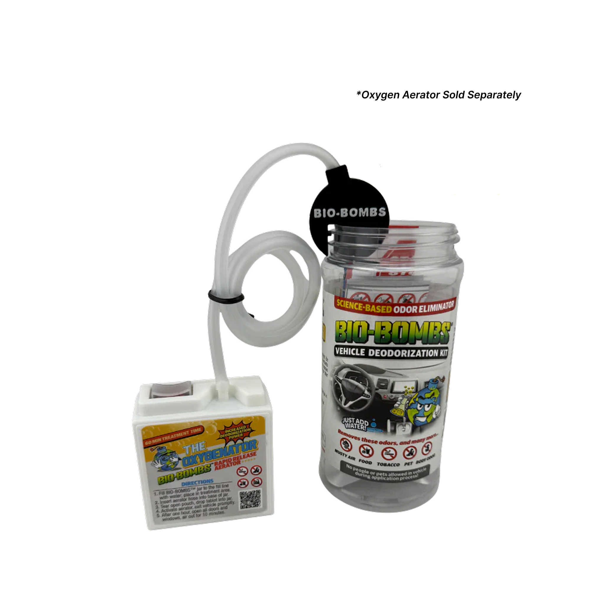 Bio Bombs Vehicle Deodorisation Kit (Car Odour Bomb)