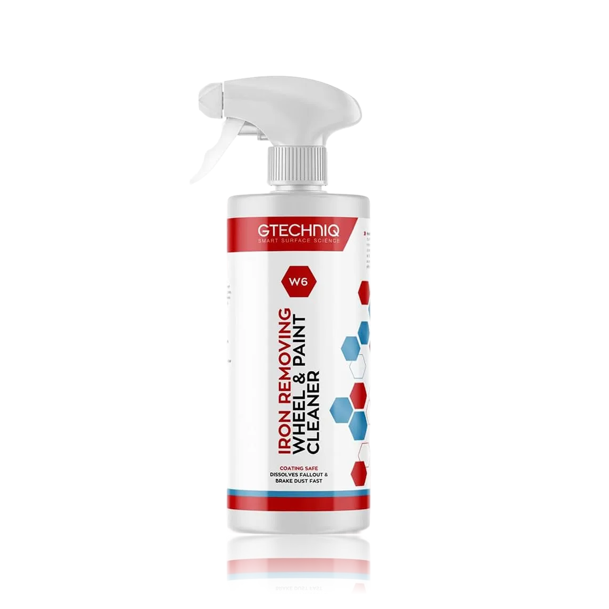 Gtechniq W6 Iron and General Fallout Remover 500mL, part of the New Car Exterior Protection Kit