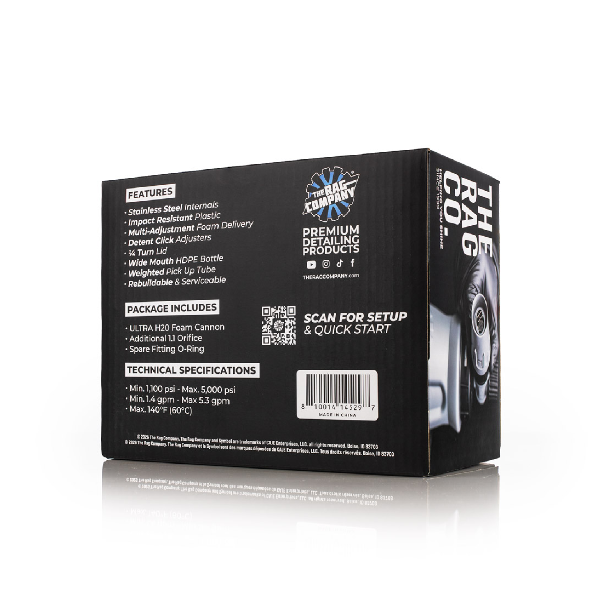 The Rag Company H2O Foam Cannon