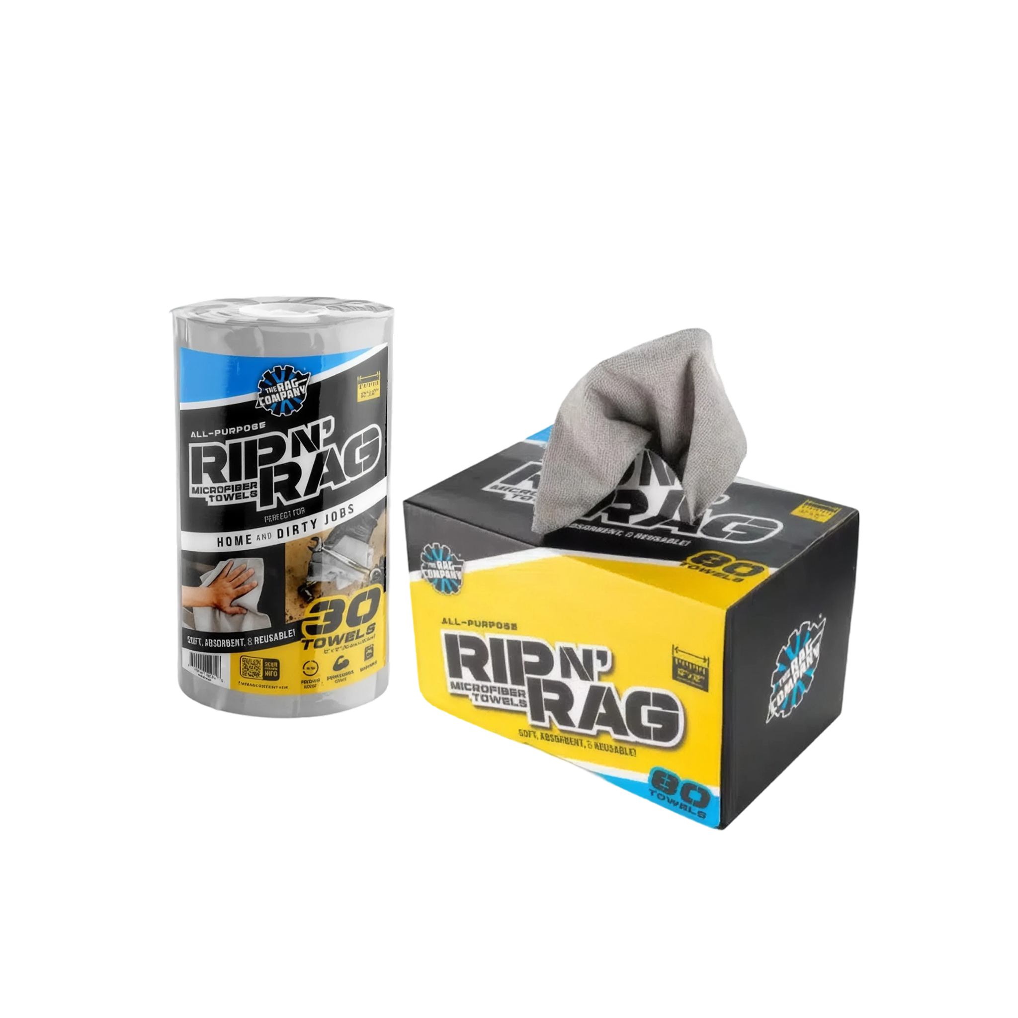 The Rag Company Rip N’ Rag Multi-Purpose Microfibre Towels